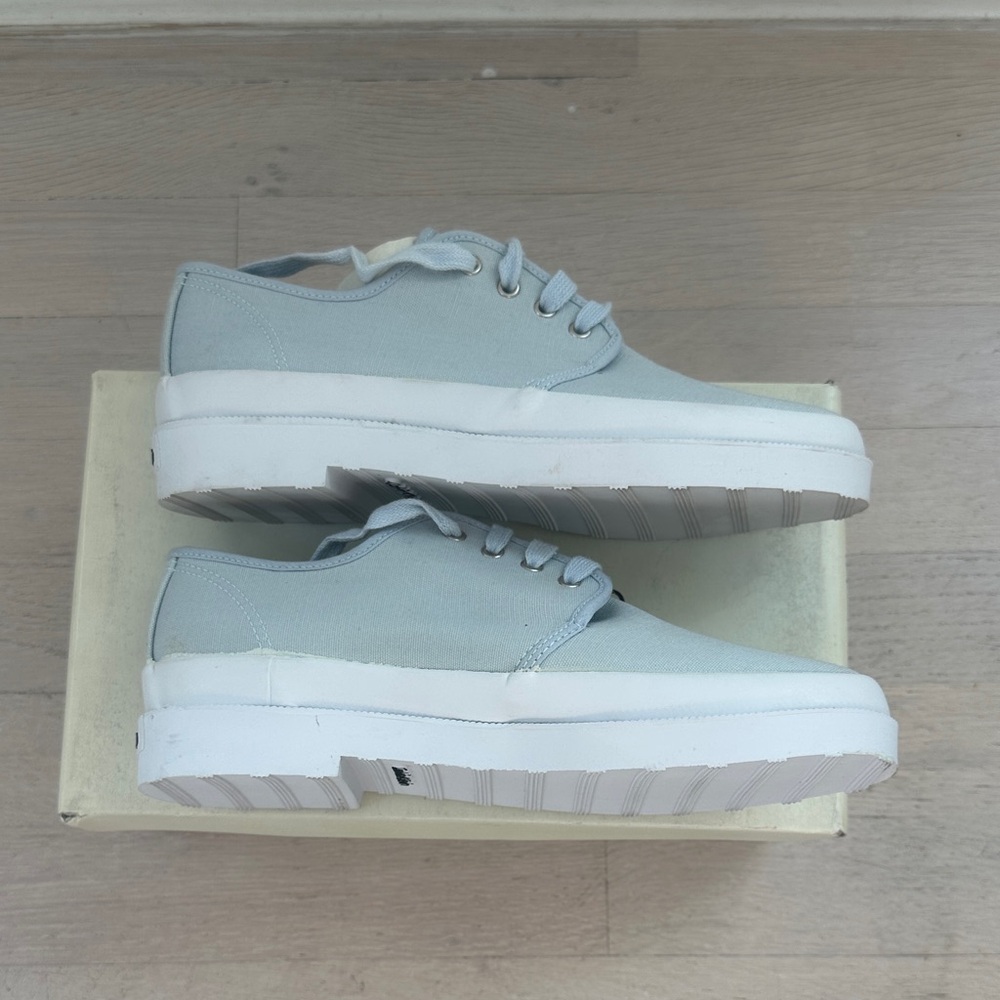 Calvin Klein Light Blue Canvas Sneakers